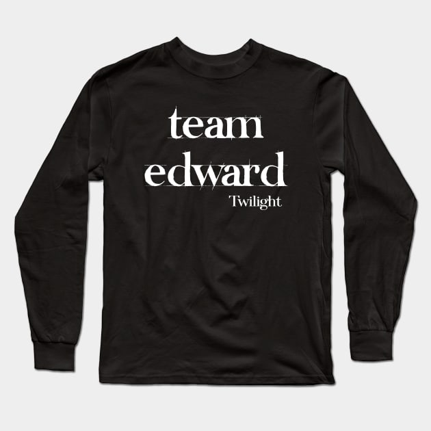 Team Edward Twilight Long Sleeve T-Shirt by Stephensb Dominikn